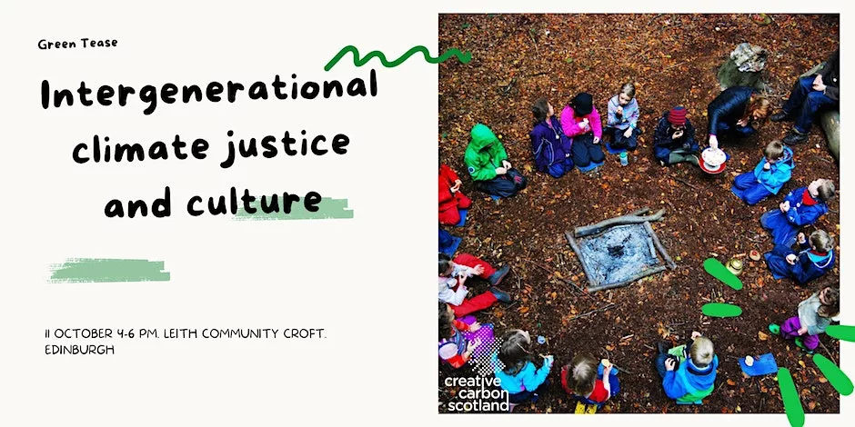 Intergenerational climate justice and culture Event Banner