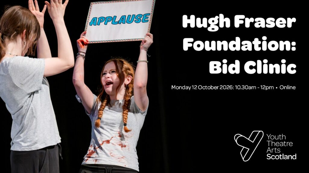 Hugh Fraser Foundation: Bid Clinic 1 Hugh Fraser Foundation Bid Clinic
